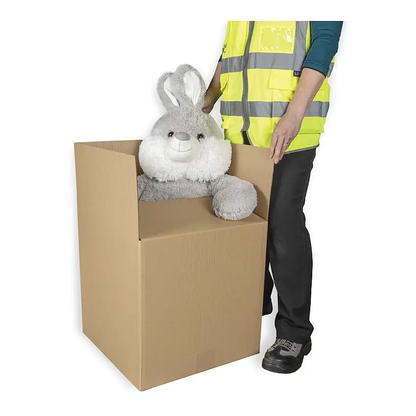 (Unbranded) 0201 CORRUGATED BOX SINGLE WALL B125TT 457MMX457MMX457MM (PK-25)